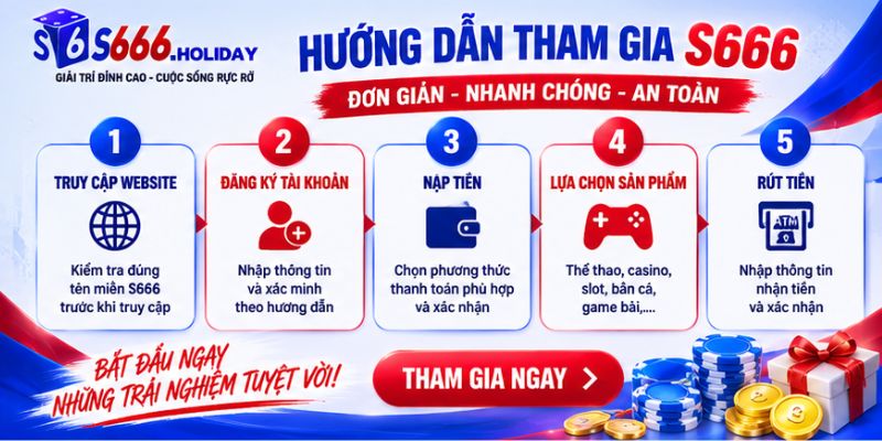 Hướng dẫn tham gia S666 cho thành viên